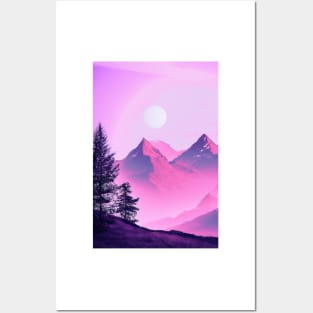 Mystery mountains Posters and Art